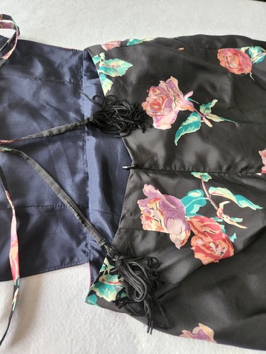 The Temptation Slip in black Peony silk print Size 2 Stone Cold Fox New with Tag - Picture 17 of 24