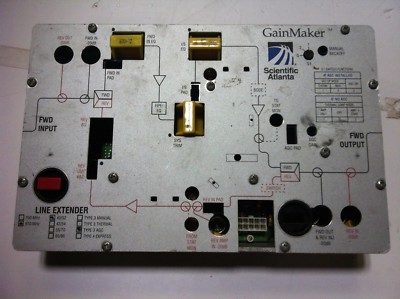 SA GAINMAKER LINE EXTENDER AMP, 870MHz, 40/52 Split, Type 3 AGC 1230841013100000