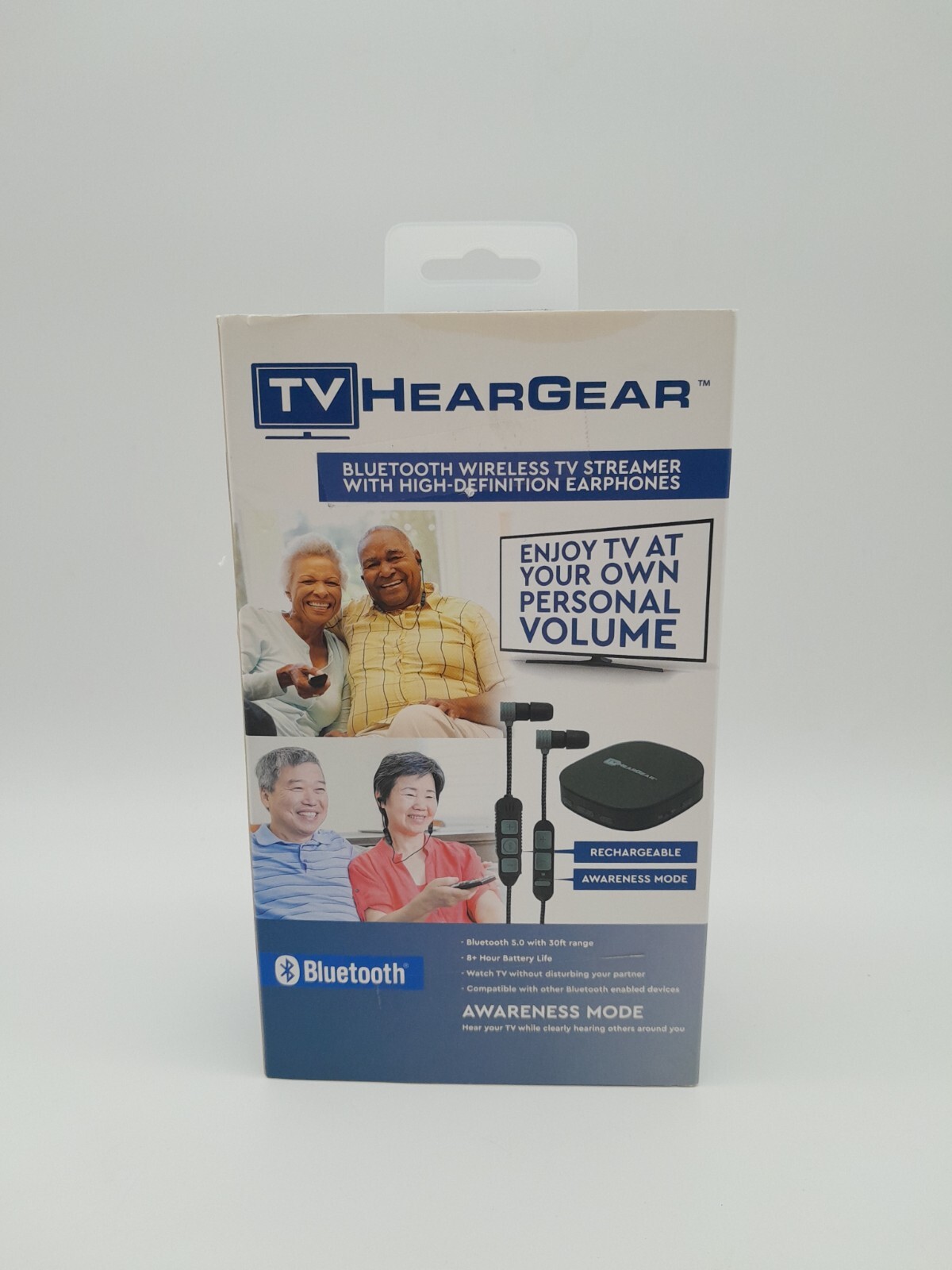 Wireless Bluetooth 5.0 TV Headset System with Transmitter