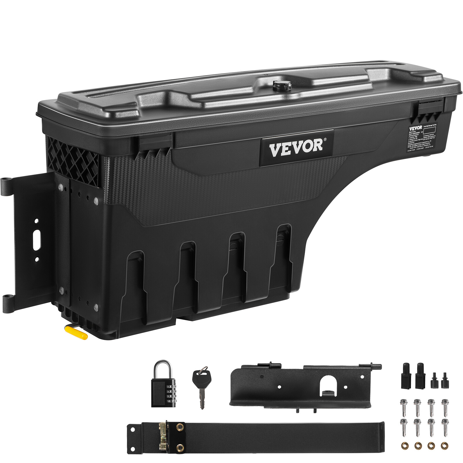 Boîte à Outils 25 L VEVOR Coffre de Rangement pour Randonnée et Chantier Tundra