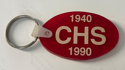 1940 - 1990 Clearwater Florida High School KEY CHAIN Vintage CHS Keychain 50 yrs
