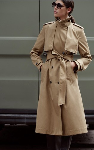 zara water repellent trench coat - Picture 2 of 4