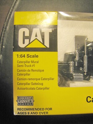 NORSCOT CAT 55079 1/64 Caterpillar Mural Semi-Truck #1