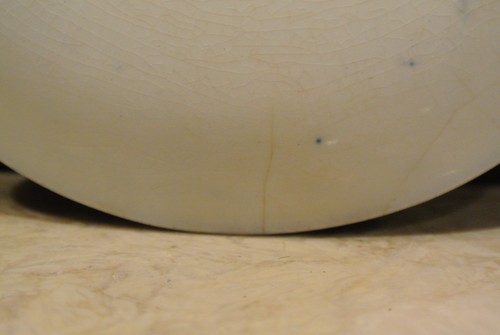 Antique Flow Blue Royal Doulton Madras Saucer. Home Decor. Kitchen Display - Picture 5 of 6