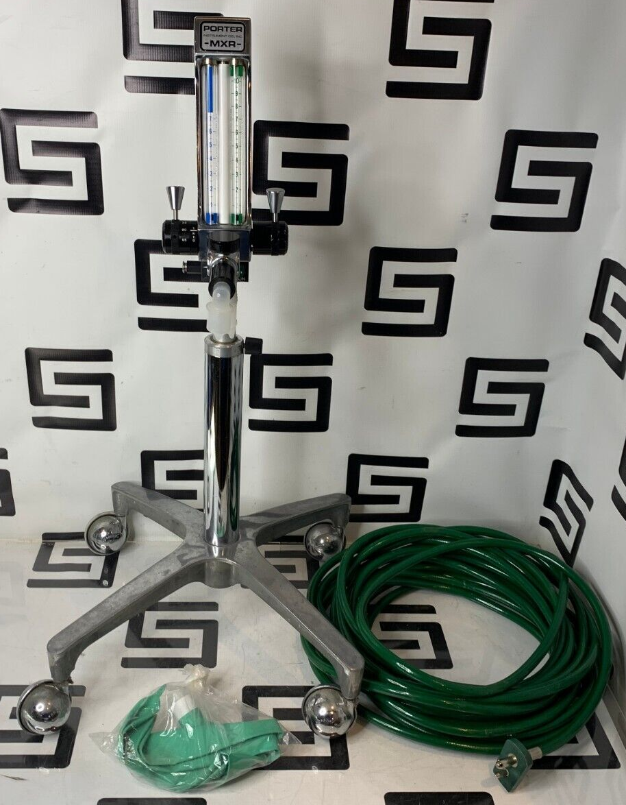 Porter MXR 2000 Dental Dentistry Nitrous N2O Flowmeter 30 DAY WARRANTY