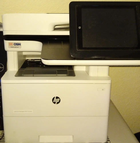 All in one HP multifunctional Printer Copy Scan LaserJet Managed MFP E52545