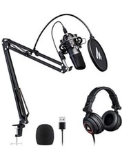 Microphone with Studio Headphone Set 192kHz/24 bit MAONO AU-A04H Vocal Condenser