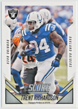 2015 Panini Score Football - Trent Richardson - Oakland Raiders - Base - #291