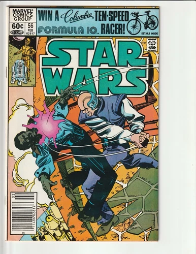 STAR WARS #56 nice VF/NM Newsstand Marvel Comics 1982 Lando solo story