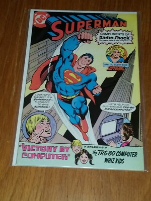 SUPERMAN RADIO SHACK GIVEAWAY #3 NM+ (9.6 OR BETTER) NO POSTER 1981 DC COMICS