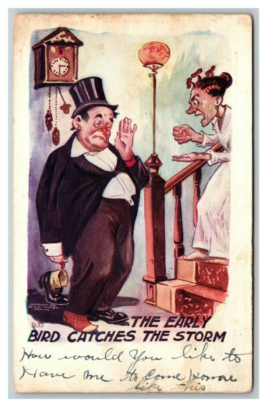 Vintage 1900's Comic Postcard Drunk Husband Comes Home to Yelling Wife FUNNY | eBay Vintage 1900's Comic Postcard Drunk Husband Comes Home to Yelling Wife FUNNY | eBay