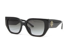 Tory Burch Sunglasses Women's Square TY9065U 17918G Black 53mm NEW 