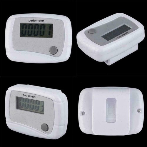 LCD Digital Step Pedometer Walking Calorie Counter Belt Run Distance C4D2 N1Y6 - Picture 9 of 15
