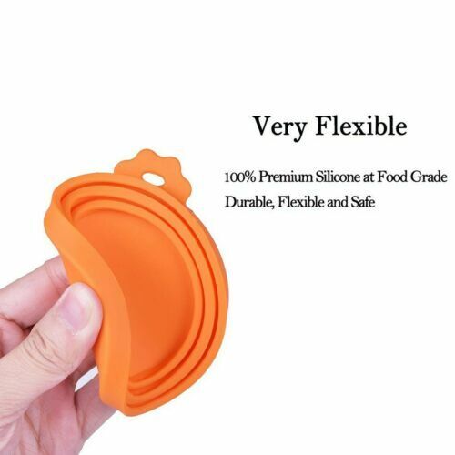Pet Food Can Cover Lid Dog Cat Pet Tin Silicone Reusable Storage Cap Top Can Lid - Picture 4 of 14