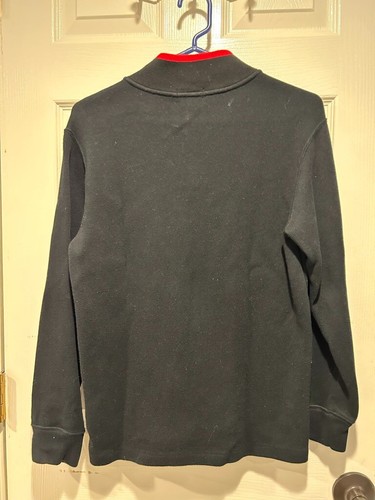 Ralph Lauren Polo Boy's Sz L French Rib 100% Cotton Zip Pullover Shirt Sweater - Picture 6 of 6