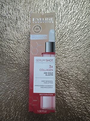 Eveline Serum Shot Gesichtsserum 3x Collagen 30ml Neu
