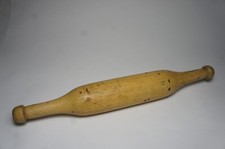 Antique Rustic Wooden Rolling Pin (Tortilla roller) Handle Wood