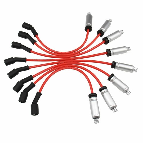 8 Red Ignition Coil+Spark Plug+Wire Set For Chevy Silverado 1500 GMC Tahoe UF742 - Picture 18 of 24