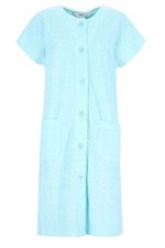 Hajo Damen Frottee Strandkleid Hauskleid 60189 lagune 105 cm Gr. XL NEU