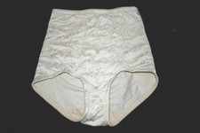 Vintage Flexees Hi-Cut Hi-Waist Shaper Brief Beige sz L UNWORN
