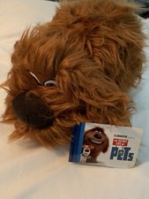 The Secret Life of Pets Duke Brown Dog 7  Tall Plush Stuffed Animal Toy w/ Tag