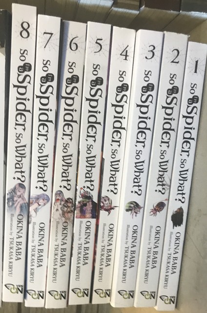 So I'm a Spider So What Light Novel Series Vols 1-8 ENGLISH BRAND NEW
