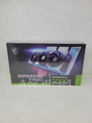 MSI GeForce RTX 5090 32GB GDDR7 PCI Express 5.0 Graphics Card RTX 5090 32G TRIO