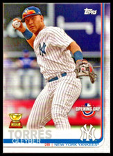 2019 TOPPS OPENING DAY #106 GLEYBER TORRES NEW YORK YANKEES