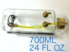 700ml(cc) 24oz Clear Fuel Tank With Metal Cap for RC Airplane Gasoline Engine US