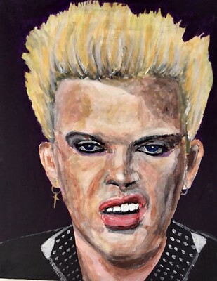 Billy Idol Gemälde Druck