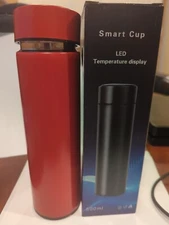 Coffee thermos,Smart Sports Water Bottle with Temperature Display,Hot and Cold
