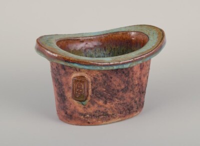 Curt Magnus Addin, schwedischer Keramiker. Eigenes Studio. Keramikvase. 70er ...
