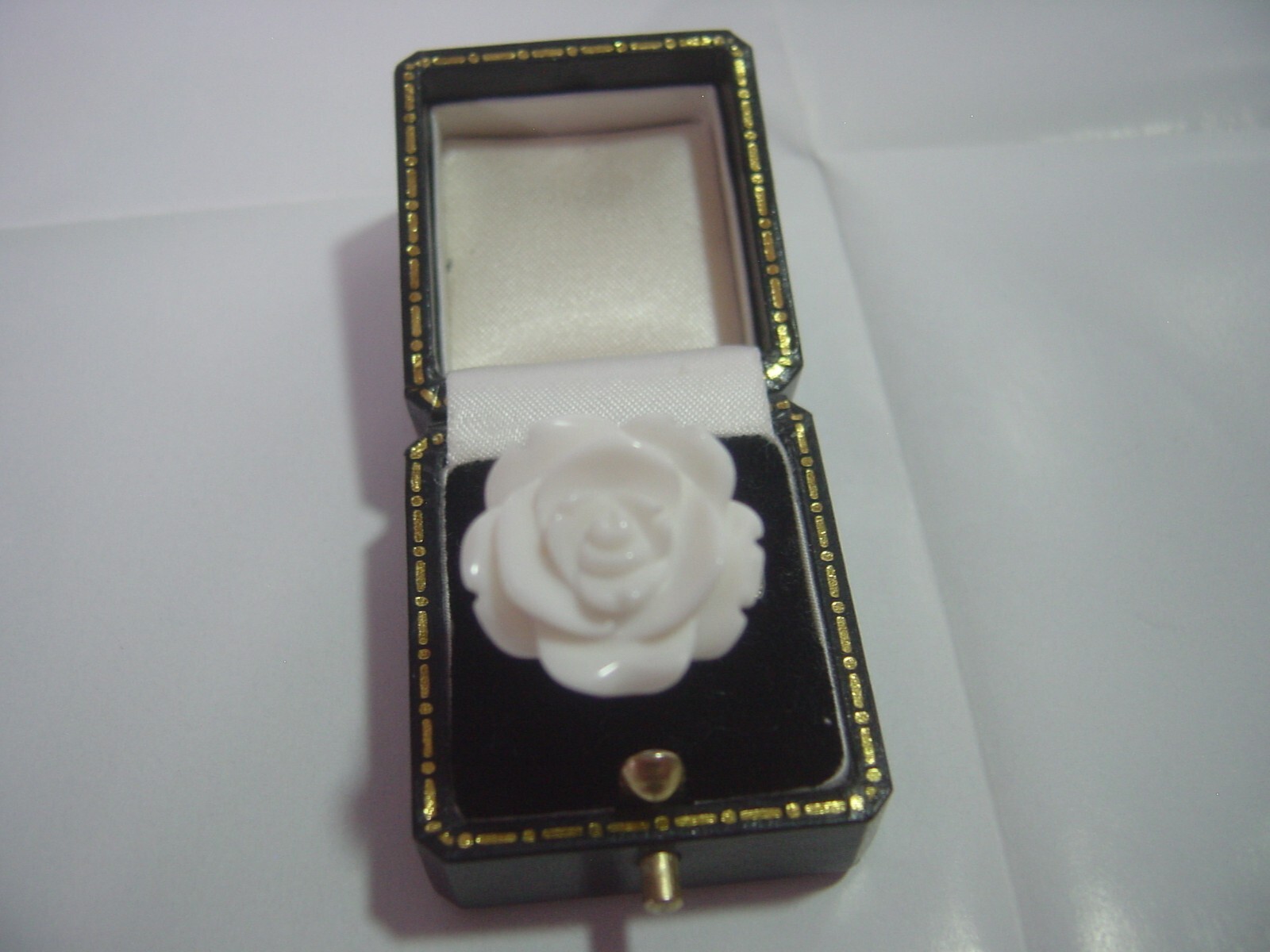 fabulous solid Silver Ring-natural beautiful whit… - image 2