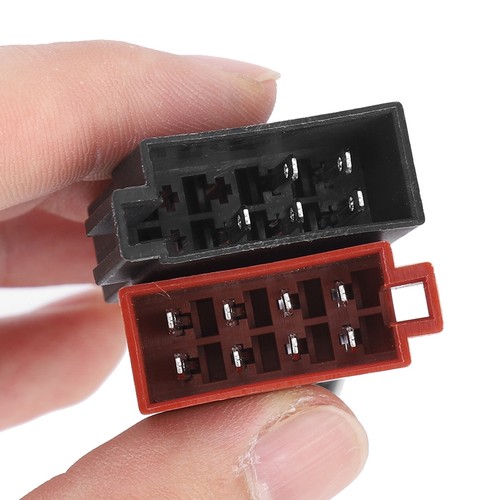 Connecteur ISO Pour Autoradio Adaptateur ISO Câble Convertisseur Fiche - Foto 10 di 12