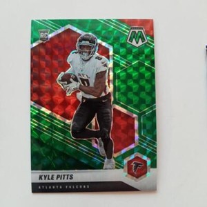 2021 Panini Mosaic Rookies Mosaic Green Prizm Kyle Pitts #311