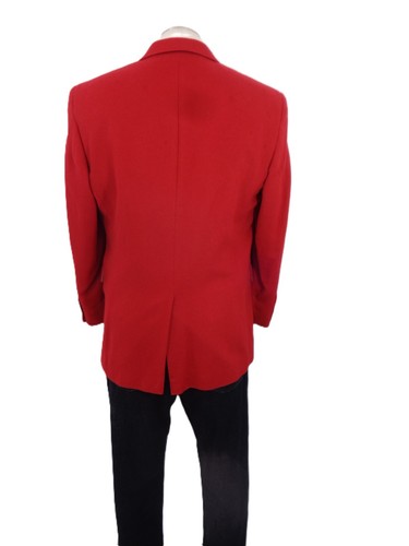 Jos. A. Bank Red Camel Hair Single Breasted Sport Coat Blazer Men’s Size 44L - Picture 7 of 15