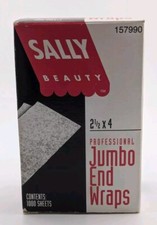 Sally Beauty Professional Jumbo End Wraps Hair Styling 1,000 Sheets No. 157990