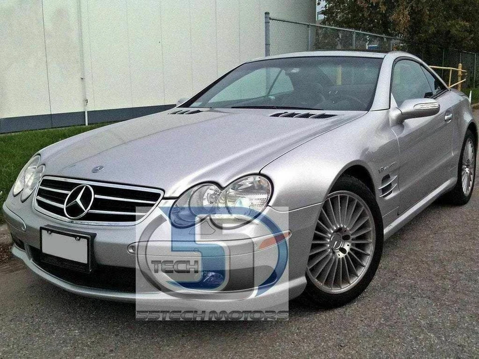 Mercedes R230 SL500 SL600 2003 2006 Grille Grill AMG Black 2 Fins 2004 2005 ✅ ✅ Foto 4 de 4