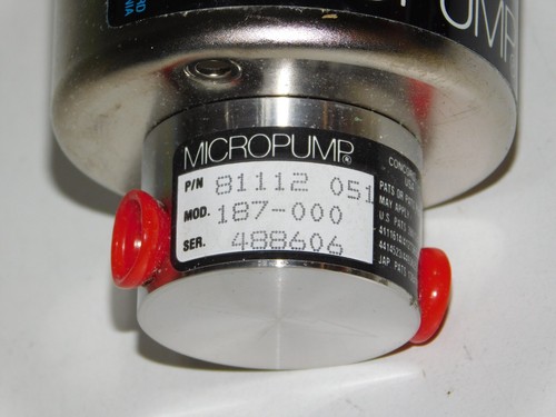 New Micropump 81112 GA Series Magnetic Drive Gear Pump Head Suction Shoe Style - Picture 4 of 4