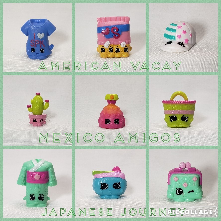 SHOPKINS Season 'WORLD VACATION' Loose Collectible Figures **You