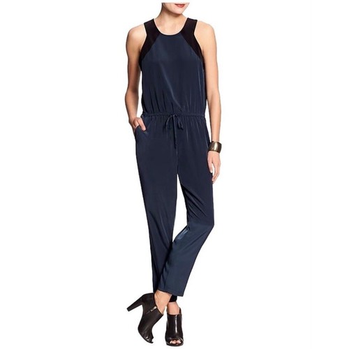 Banana Republic Navy Blue Colorblock 
