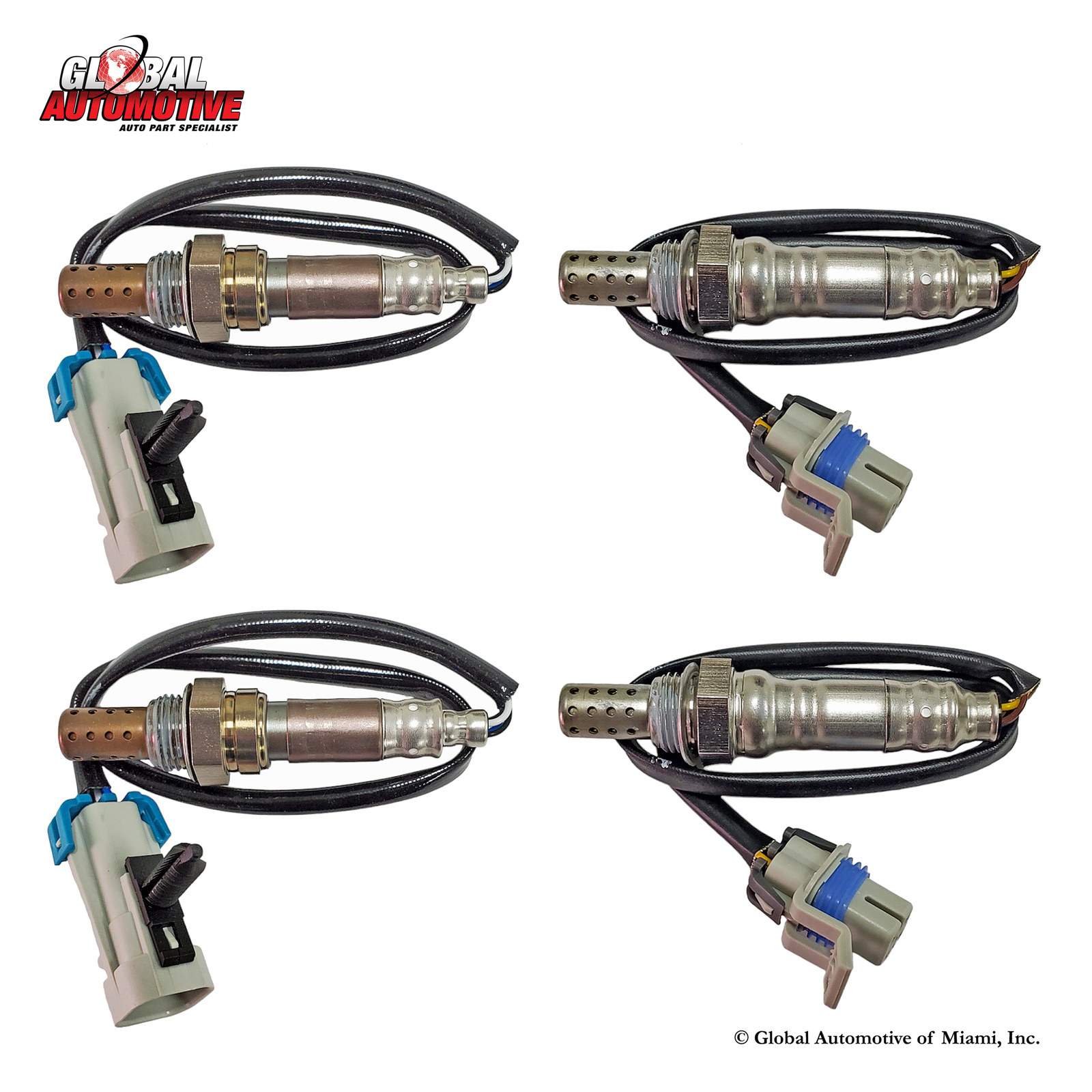 Set of 4 New Oxygen O2 Sensor for 2008-2014 Chevrolet GM V8 4.8L 5.3L 6.0L 6.2L