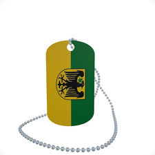 Dog Tag Flag Bunting Argenb hl Dog Tag Aluminium 30 x 50 mm