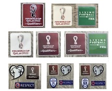 2022 World Cup Qatar Qualifier Soccer Football Patch Badge Fair Play Set