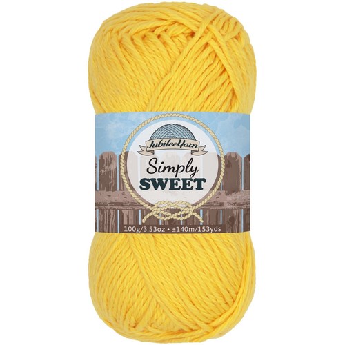 JubileeYarn Simply Sweet Yarn - DK Cotton Polyester Blend - 第 22/43 張圖片