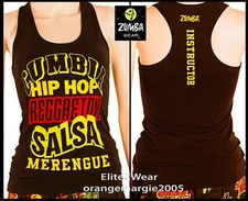 ZUMBA INSTRUCTOR Racerback Tank Tee Shirt Orlando Convention EliteZWear S M L XL