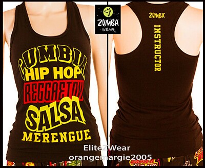 イントラ専用♪ Zumba ZINCON Convention Instructor Tank ZUMBA INSTRUCTOR Racerback Tank Tee Shirt Orlando Convention
