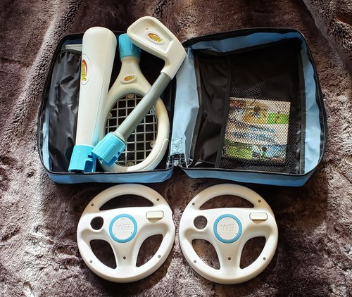 Nintendo Wii NERF Sports Pack - Golf Club, Tennis Racket, Baseball Bat, Wheels + - Picture 5 of 5