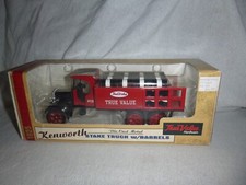 ERTL 1925 True Value Kenworth Stake Truck w/ Barrels Truck Bank