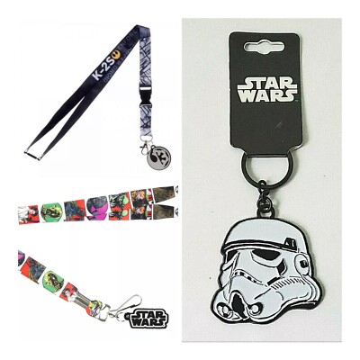 Star Wars Charm/Lanyard, K-2SO Droid Lanyard,Bioworld Keychain
